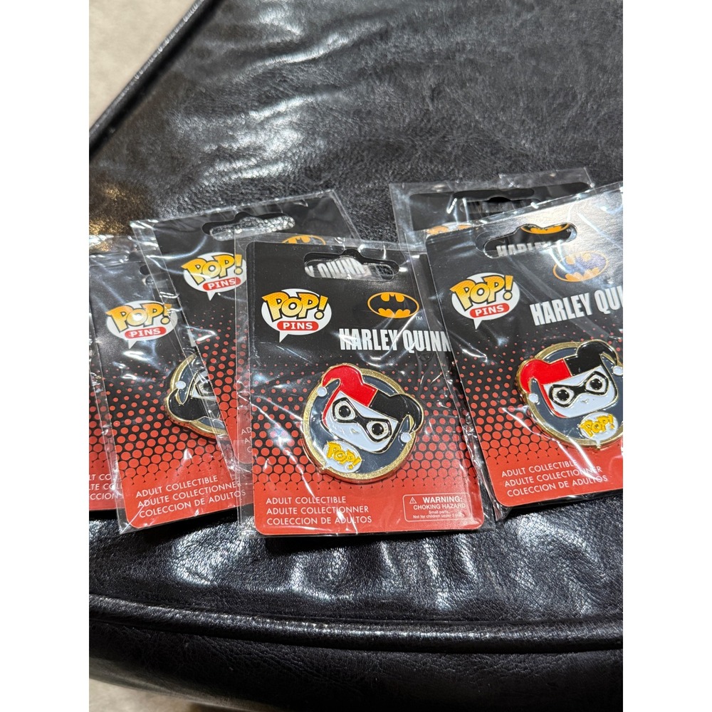 6 Funko Pop Pins Harley Quinn Adult Collectible Enamel Pin DC Comics